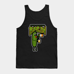 ST PATRICKS Day Shenanigans Dill Pickle - Funny St Patricks Day Quotes Tank Top